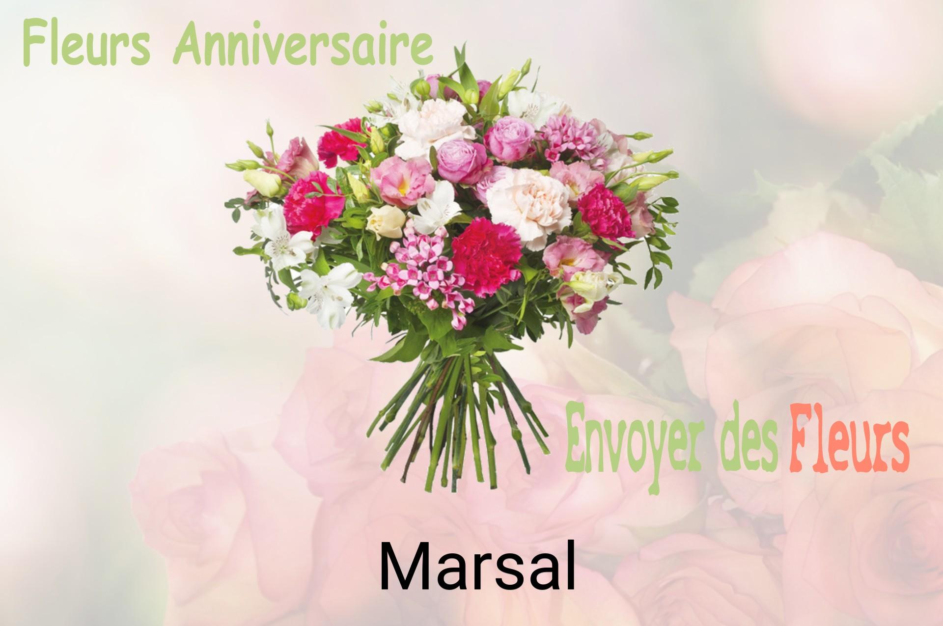 Bouquet de fleurs d’anniversaire livré à Marsal